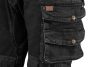 Neo denim farmer munkanadrág, fekete, XL