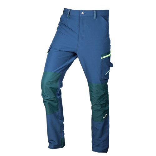 Neo mix&match munkanadrág, 4 irányban rugalmas, tengerészkék-zöld, XXL