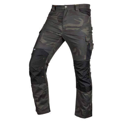 Neo mix&match munkanadrág, vászon, Cordura megerősítés, zöld morokkó, XL