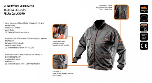 Neo munkakabát, XXL/58