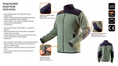 Neo polár munkadzseki oliva, L