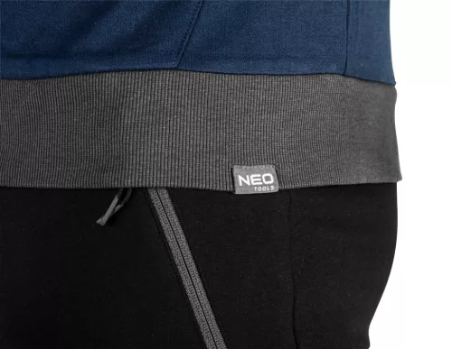 Neo pulóver kapucnival, sötétkék, S