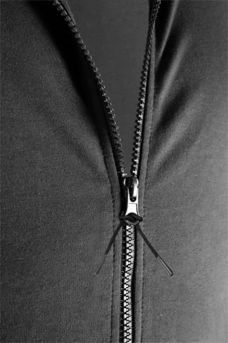 Neo pulóver kapucnival, szürke, M