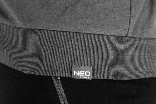 Neo pulóver kapucnival, szürke, XL