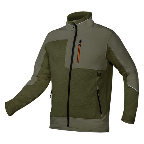 Neo softshell dzseki, zöld, M