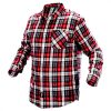 Neo flanel ing, piros-fekete-fehér, 100% pamut, xl