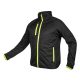Neo mix&match Softshell kabát, fekete és sárga, XXXL