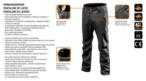 Neo softshell munkanadrág, M
