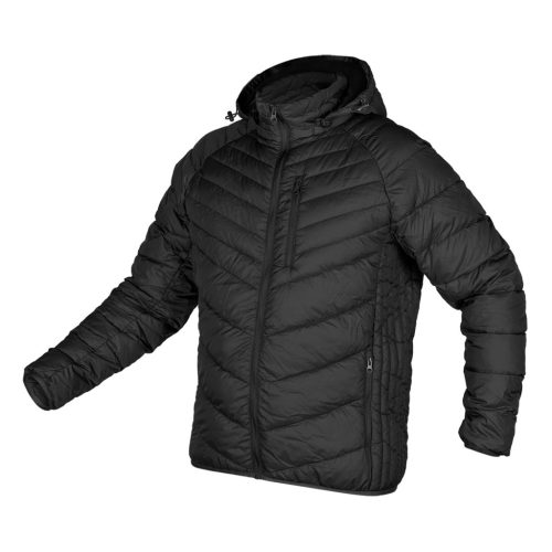 Neo téli kabát, mix&match, steppelt-szigetelt anyag, fekete, XXXL