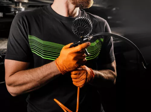 Neo munkapóló, fekete, S