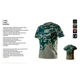 Neo póló terepmintás, oliva, XL