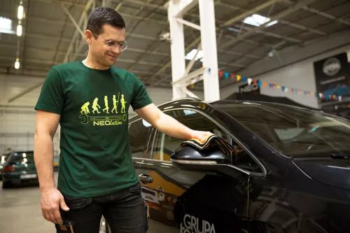 Neo munkapóló, NEOLUTION felirattal, XXXL