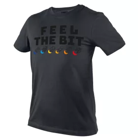Neo munkapóló, FEEL THE BIT felirattal, XL