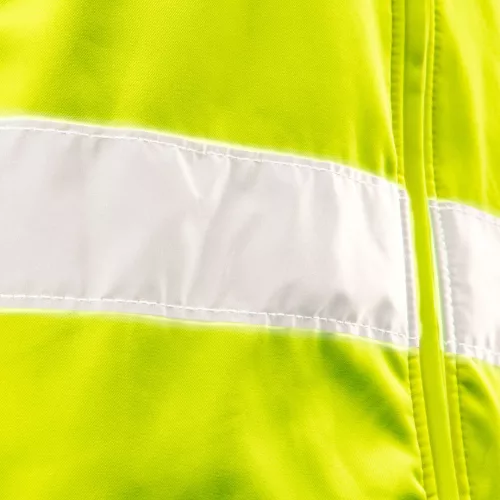 Neo jól láthatósági munkadzseki, kapucnival, sárga, XL