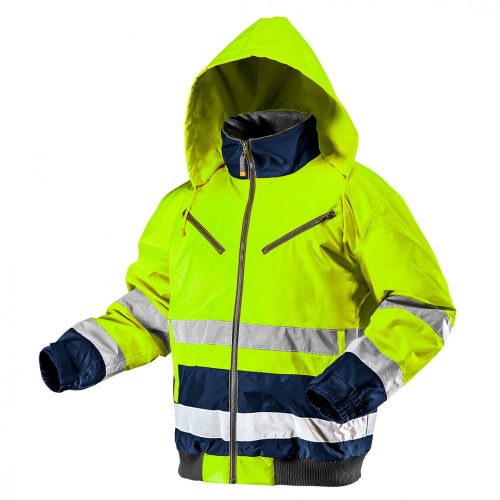 Neo jól láthatósági munkadzseki, szigetelt, sárga, XXXL