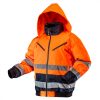 Neo jól láthatósági munkadzseki, szigetelt, narancssárga, XXXL