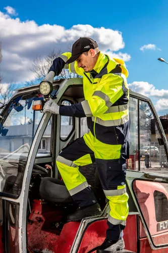 Neo jól láthatósági munkanadrág, sárga, XXXL