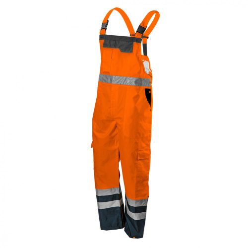 Neo jól láthatósági kantáros munkanadrág, narancssárga, xl