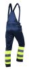 Neo láthatósági kantáros munkanadrág, sötétkék, XL
