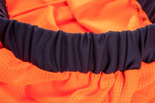 Neo láthatósági rövidnadrág, narancssárga, hálós, M