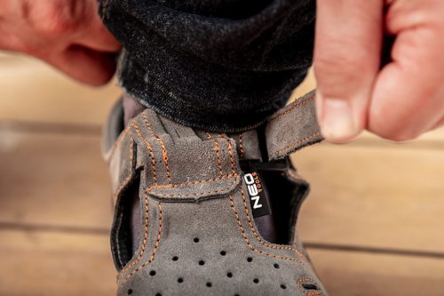 Neo munkaszandál, velúrbőr, S1 SRC, 47