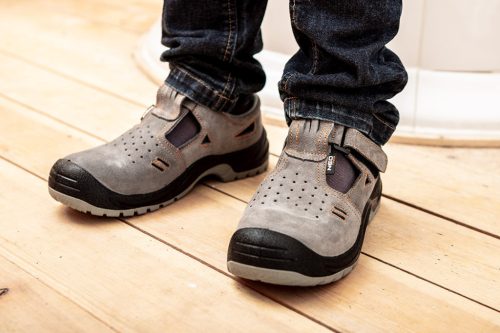 Neo munkaszandál, velúrbőr, S1 SRC, 47