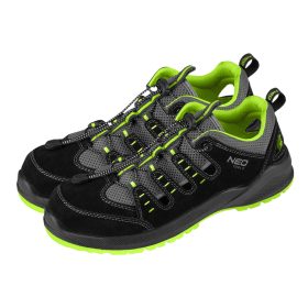 Neo munkaszandál S1P SR, acél lábfej, acél szúrásgátló talpbetét, 42