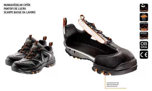 Neo munkszandál, fémmentes, OB, 45