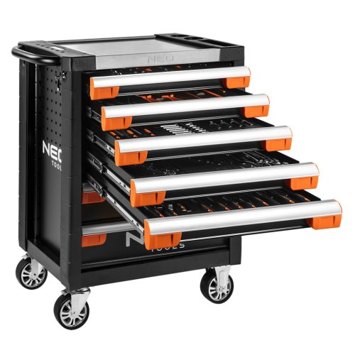Neo műhelykocsi 7 fiók, 174 szerszámmal 805x972x460 mm