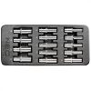Neo dugókulcskészlet hosszú 1/2" 14 részes, 8-21 mm, műhelykocsitálcával
