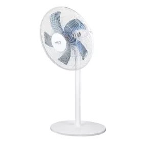 Neo padlóventilátor 50W, 40 cm, 3 sebesség, oszcilláció, fehér