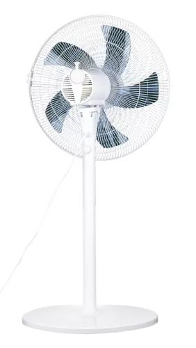 Neo padlóventilátor 50W, 40 cm, 3 sebesség, oszcilláció, fehér