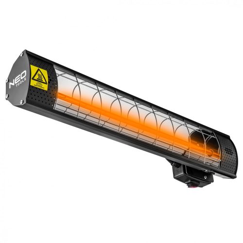 Neo infravörös hősugárzó 2000W, kül és beltéri, 18m2, fekete