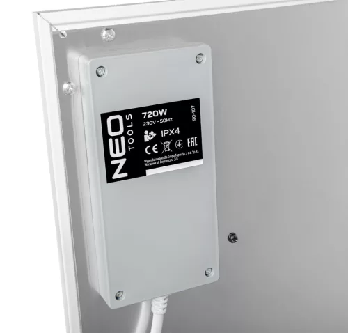Neo infravörös fűtőpanel 720W, Wi-fi