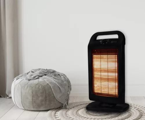 Neo halogén infravörös hősugárzó 400/800/1200W, fekete
