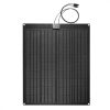 Neo hordozható napelem, 100W, IP67, 12V-os akku, telefon, laptop töltésre, 2 USB csatlakozó