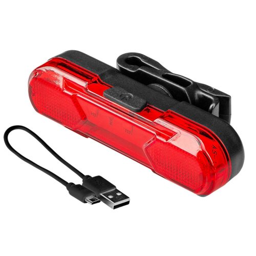 Neo kerékpár hátsó lámpa, 30lm, LED akkus, 3W