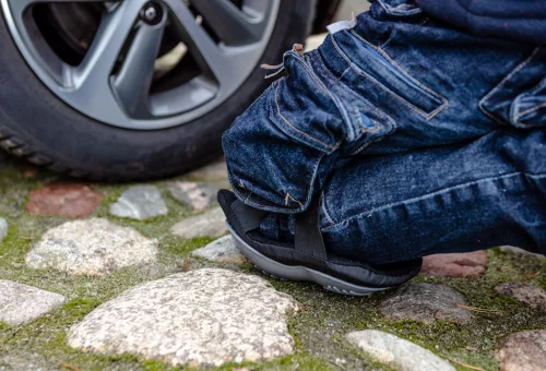 Neo térdvédő rugalmas TPR párnázat