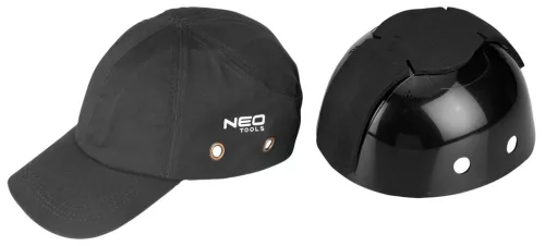 Neo munkavédelmi baseball sapka, merevített, szürke