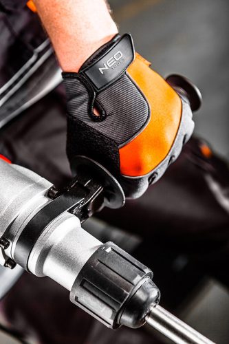 Neo munkakesztyű, műbőr, PVC elemek, 10"