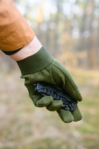 Neo munkakesztyű, taktikai kesztyű, szintetikus bőr, 9-es