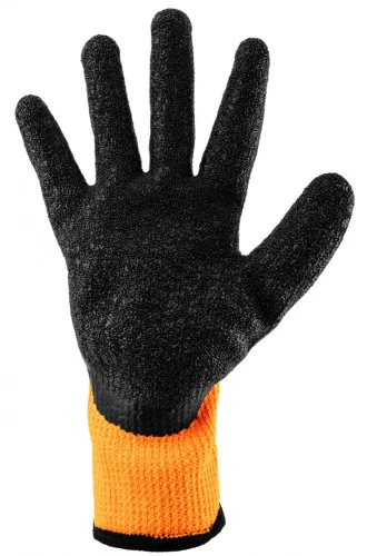 Neo szigetelt munkakesztyű, latex bevonatú poliészter, 8"