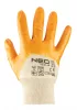 Neo munkakesztyű, latex bevonatú polyester2 rétegű, 10"