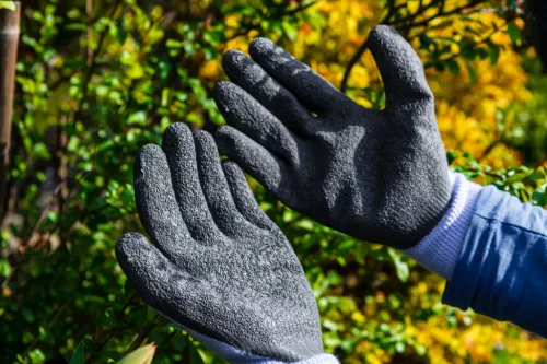 Neo munkakesztyű, latex bevonatú pamut polyesterrel, 9"