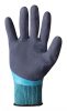 Neo munkakesztyű, latex bevonatú polyester, kék, 9"