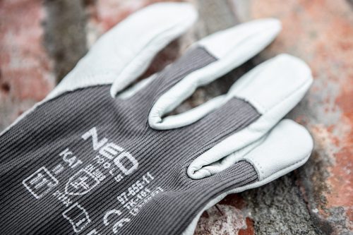 Neo munkakesztyű, kecske bőr, tépőzáras 11"