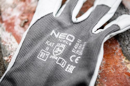 Neo munkakesztyű, kecske bőr, tépőzáras 11"