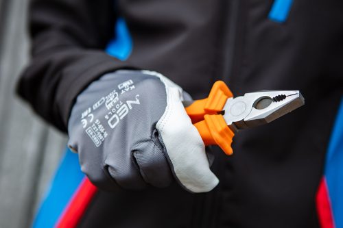 Neo munkakesztyű, kecske bőr, 8"