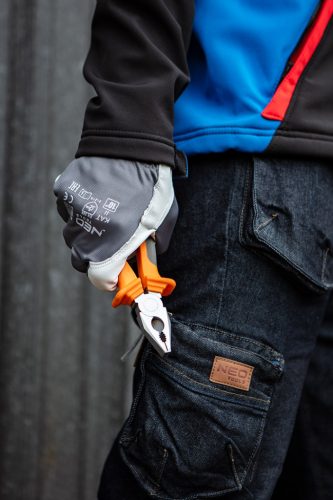 Neo munkakesztyű, kecske bőr, 8"