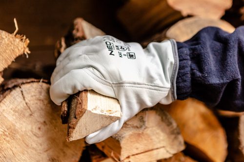 Neo munkakesztyű, kecske bőr, 10", fehér